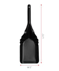 Weather Resistant Fireplace Shovel for Indoor and Outdoor Use, Ash Scoop Tool in Black Finish, 15In Length, No Assembly Required