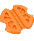 Two Pack Line Grip Set For Electrical Cable Pulling, Non Slip PVC Ergonomic Orange Handles, Fits 3-6mm Wires, 8x8mm Grips, Durable Polyoxymethylene Tooling For Quick Conduit Installations orange line grip