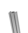 Adjustable 100-1400mm Silver 4080 T-Slot Aluminum Extrusions 40x80mm Profile Frame For CNC Laser Engraving Machine 6063-T5 Lightweight Yet Strong Corrosion-Resistant Aluminum Build For Automation Equipment Projects. silver 40x80 aluminum extrusion profile end view
