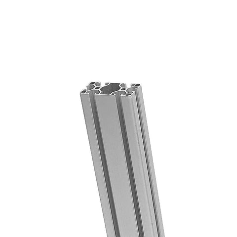 Adjustable 100-1400mm Silver 4080 T-Slot Aluminum Extrusions 40x80mm Profile Frame For CNC Laser Engraving Machine 6063-T5 Lightweight Yet Strong Corrosion-Resistant Aluminum Build For Automation Equipment Projects. silver 40x80 aluminum extrusion profile end view