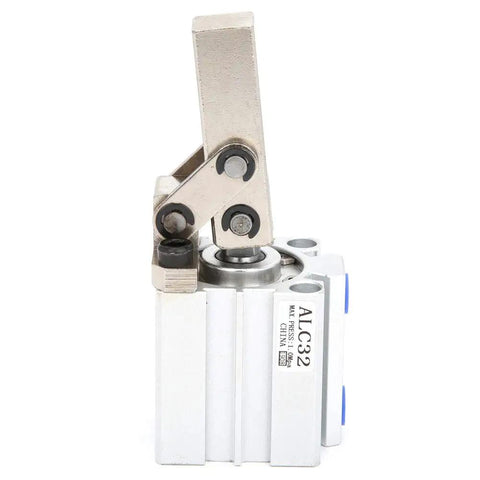 Double Acting Aluminum Pneumatic Cylinder With Clamp Arm 32mm Bore 20mm Stroke One Eighth Inch Thread Industrial Workhorse Air Cylinder