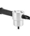 Prof Nibbler For Drill 160a Hand Sheet Metal Cutter Saw with aluminum body and black handle for precision ductwork cutting.