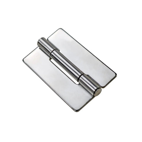 Beefy 304 Stainless Steel Gate Hinge For Industrial Cabinets And Welding Gear, 5 By 32 Inch Weld On Hinge, One Piece Construction, Rust Resistant