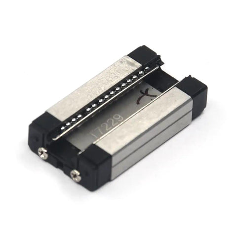MGN7H Carriage Block for 7mm MGN7 Linear Motion Slide Rail Guide With Two Spare Balls Included, Durable, Easy Install, Clean Plastic Rail