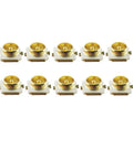 10-pack IPEX UFL SMD SMT solder coaxial connector socket jack female for PCB mount antenna block 50 Ohm impedance DC 0-6 GHz