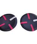 Pair Wheel Covers for Mini Pro Electric Scooter Upgrade Part, Heavy Duty Protection, 19.5cm black covers with red accents