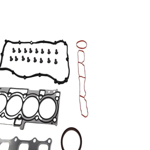 Heavy Duty Full Engine Overhaul Gasket Set Fits 2.4L Dodge Caliber Journey Avenger 2007 To 2020 with gaskets and seals laid out.
