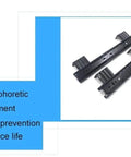 Heavy Duty Full Extension Keyboard Drawer Slides With Soft Close Ball Bearing Runners Top Mount Black 290mm