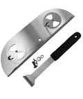 Vented Wood Fire Door For Version 1 Gozney Dome Pizza Oven With Heat Safe Door Handle And Optional Rope Smoke Seal parts