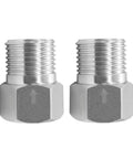Two stainless steel 1/2-in female to 1/2-in male check valves (pack of 2)
