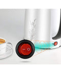 Heavy Duty 304 Stainless Steel Electric Kettle 1.7 Liter 1830 Watt Kicking Boils Fast with auto shutoff and indicator light.