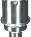 PCV Replacement Valve For Car And Truck Engines Dope Underhood Vacuum Control Component Silver Finish side view with mounting port.