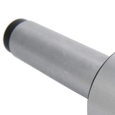 MT3 60° CNC live center shank in carbon steel, silver-gray finish with black tip