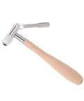 Watch Movement Pinion Puller Pro Grade Repair Tool With Wood Handle for Center Wheels 1.2mm to 1.8mm angled view on white background