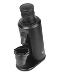 Professional 80mm Flat Burr Coffee Grinder With Heavy Duty Stainless Steel Plates showing a top angle view, designed for precision grinding.