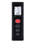 80 Meter Digital Laser Distance Meter Featuring Bright Backlit Lcd Readout And Built In Pythagorean Mode Badass Rugged Abs Frame For Sweet Spot One Hand Grip to nail room dimensions quickly, shown in black.