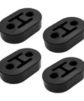 Car Exhaust Hanger 4 Pack Rubber Insulator Bushing Mount With 2 Holes Zero Point Four Seven Inch 12mm Universal Fit Muffler Bracket