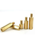 M3 Brass Hex Standoff Spacer Kit 300 Pieces Gold Tone With Male And Female Threads Pillar Mounts For Motherboard And Electronics Projects Perfect For DIY PC Builds brass spacers