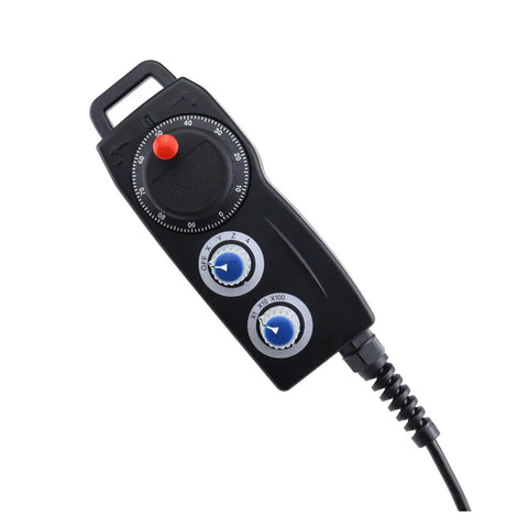 Handheld Pulse Generator Handwheel For CNC Machines With 100 Stop Positions Easy Install Ultra Thin Lightweight Metal Gear