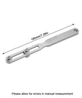 Adjustable Watch Back Remover Tool With Wrench Style Case Back Opener Kit, 185mm size, pro-grade hardened steel