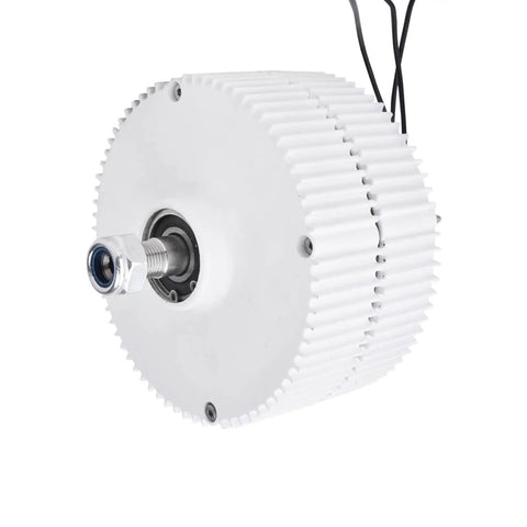 Cool 300-Watt Wind Generator With Precise Permanent Magnet Design For Tough Industrial Jobs, 12V power generator close-up view.