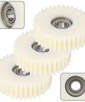 Three Pack 36T Nylon Motor Drive Gears For E Bike Hubs 47.5 X 13.5 mm Bearings Included Beef Up Your Ride With A Solid Upgrade