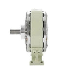 Side view of Heavy Duty Magnetic Powder Clutch Brake For DC24V Systems With Base Single Shaft