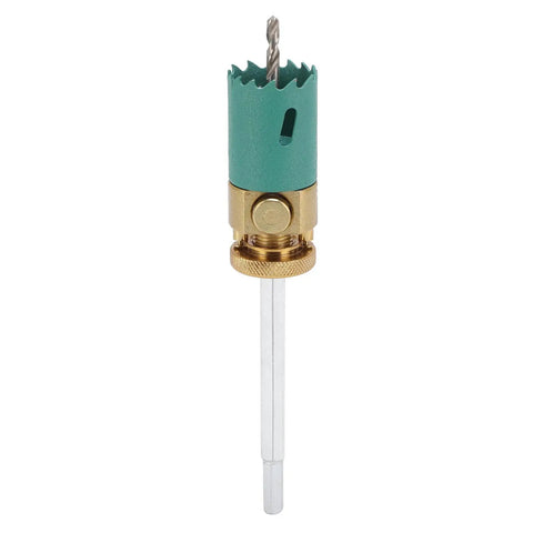 Big Badafaci Hole Saw Kit With Arbor And Dust Bowl For Cutting Wood Plywood Mdf Smoothly In Pro Quality Style That Really Slays The Job, green 125mm