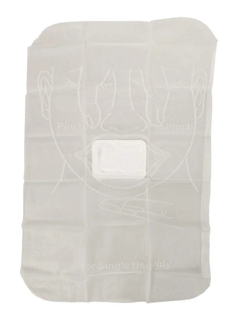 Disposable CPR Training Face Shields For CPR Manikins One Time Use Barrier Masks For Practice And Instruction Safe Easy To Use Student Lab Gear For Realistic Clean Hands On CPR Sessions