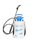 1.3 Gallon Garden And Lawn Pump Sprayer With Shoulder Strap And Long Reach Wand, Durable Sky Blue easy fill design