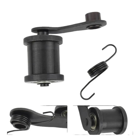 Motorcycle Chain Tensioner Spring Roller Slider Guide Adjuster Wheel Pulley Kit Fits Pit Bike Moto ATV Quad Scooter Models Smoothly While Maintaining Perfect Alignment To Reduce Wear Keep Chain Tight No Slack Stoked About This Setup.