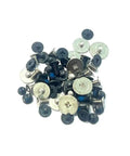 Heavy Duty Laptop Screws Kit For Lenovo ThinkPad L13 And L13 Yoga Gen 2 20VH 20VJ 21AB 21AC assorted screws with blue threadlocker.