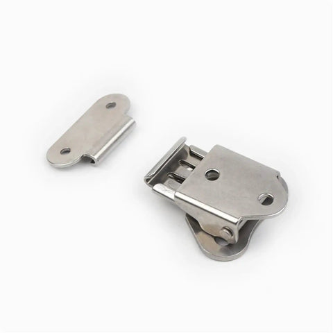 Beefy Rotary Draw Latch, Vertical Mount Built Tough Locking Latch For Industrial Enclosures, One Piece Steel, Color XK705-2W-T