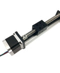 Top Shelf Precision Stage D Ball Screw Linear Actuator Module With Butter Smooth Motion SFU1204 showing linear guide rail and motor.