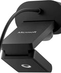 Hassle Free Hd Web Cam With Built In Noise Cancelling Mic, Slick Privacy Shutter, Crisp Hdr Video, Smart Auto Focus, No Fuss Light Correction, Straight Up Solid Plug And Play Gear For Zoom Calls, black design with mounting clip.