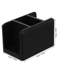 Heavy-Duty Black Right Angle Furniture Brackets Set 10 Pack dimensions 5cm x 4cm shown for steel frame shelves cabinets