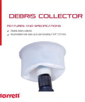 Flexible Debris Collector For Hole Saw Dust And Debris Time Saving Keeps Your Drill Motor Clean Fits Hole Saws Up To Four And Three Quarters Inches