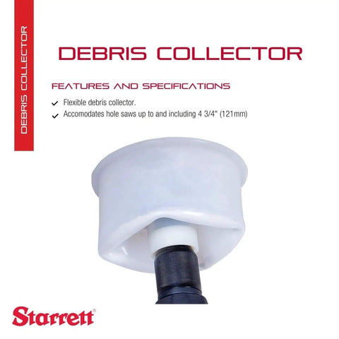 Flexible Debris Collector For Hole Saw Dust And Debris Time Saving Keeps Your Drill Motor Clean Fits Hole Saws Up To Four And Three Quarters Inches