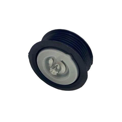 Engine Belt Tensioner Idler Pulley Kit Fits Mercedes Benz W204 C204 S204 CL203 Keeps Your Ride Running Smooth As Silk No Slippage Power Steering Alternator Easy Install Matches OE Numbers 2712000470 And A0002021619 Save Some Mad Cash. black ribbed pulley with metal hub