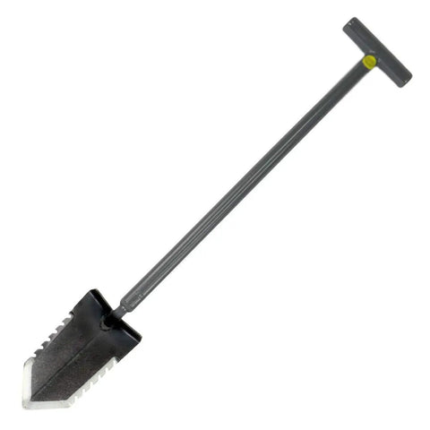 Heavy Duty 31 Inch T Handle Metal Detector Shovel With Double Serrated Blade For Relic Hunting, Coin And Jewelry Prospecting, Gold Prospecting