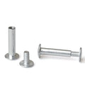 Top Shelf Aluminum Chicago Screw And Post Binding Sets For Photo Albums And Menus, 7/8 Inch Length With 3/16 Diameter, Hella Tough Silver Metal Binder Hardware Kit With 100 Screws And 100 Posts screws and posts for binding.