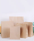 Kraft Paper Bags Khaki Bulk Pack Of 50 Or 100 Durable Gift Bags For Party Favs And Treats In 43x33x15 Cm Size Eco Friendly Reusable Bags