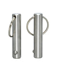 Solid 5MM Quick Release Pin For Line Array Speakers, stainless steel construction with pull rings, tool-free locking design.