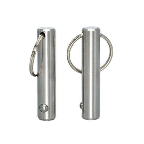 Solid 5MM Quick Release Pin For Line Array Speakers, stainless steel construction with pull rings, tool-free locking design.