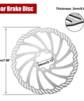 54mm Rear Brake Rotor Disc Upgrade For Dirt Bikes And Electric Off Road Rides Fits Segway Light Bee SurRon X S Series