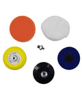 Pro Grade Heavy Duty 2 Inch Quick Change Backing Pad Kit For 2438-20 Polisher Sander M9 Thread Includes pads and adapter