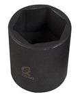 Three Eighths Inch Drive Stubby 10mm Six Point Impact Socket, CR-MO Alloy Steel, Pro Grade Heavy Duty Hex Socket For Professional Mechanics And Industrial Use