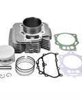 Premium Piston Ring Set And Cylinder Head Gasket Kit Compatible With TRX500FE 2A includes piston, gaskets, and rings.