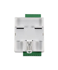 Load Cell Amplifier And Weighing Transmitter With RS485 4-20mA 0-5V 0-10V Outputs, No Fuss Modifiable LED Display, English Interface, Multi Protection Sensor Unit For Precise Weight Readings And Easy Setup, white module with green terminals