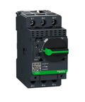 GV2-P14 Manual Starter 6-10A 5HP Heavy-Duty Industrial Control front view displaying control knob and terminals